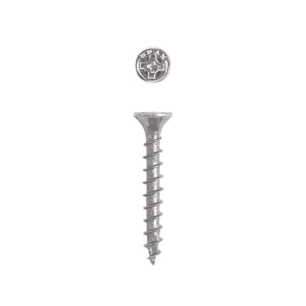 SPAX #6 x 1 in. Phillips-Square Drive Flat Head Full Thread Zinc Coated Multi-Material Screw (40 Per Box)