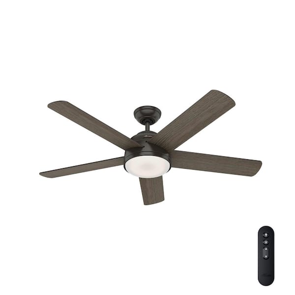 Hunter Romulus 54 In Integrated Led, Home Depot Harbor Breeze Ceiling Fan