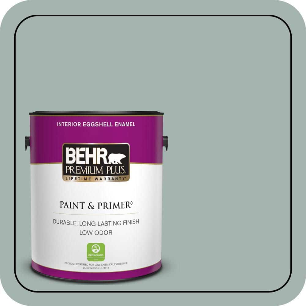 1 gal. #PPU12-09 Frozen Pond Eggshell Enamel Low Odor Interior Paint & Primer price history on PriceWatchPro