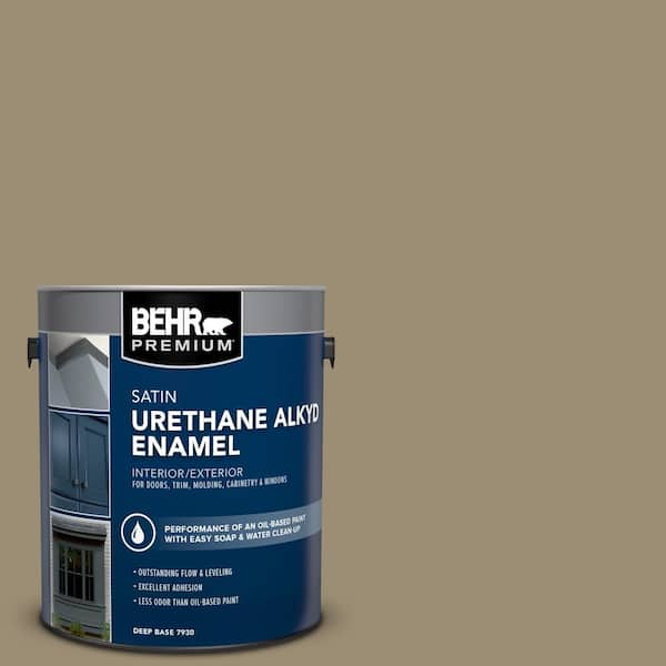 1 gal. #740D-5 Twig Basket Urethane Alkyd Satin Enamel Interior/Exterior Paint