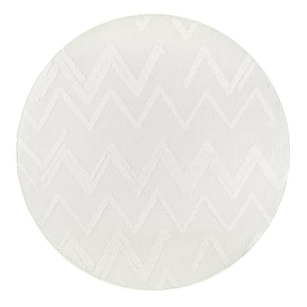 Palafito Geometric High-Low Area Rug