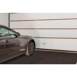 Garage Floormat Collection Waterproof Stain Resistant Solid 7x8 Garage Area Rug, 7 ft. 3 in. x 8 ft. 2 in., Brown