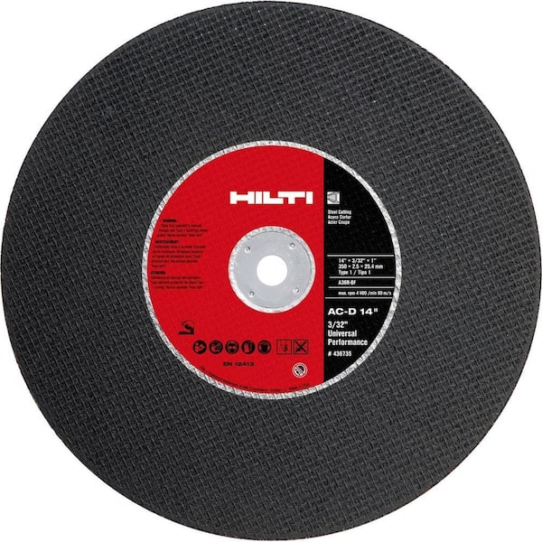 Hilti 14 in. x 5/32 in. x 20 mm Abrasive Blade Universal Ultimate Pack (10-Piece)