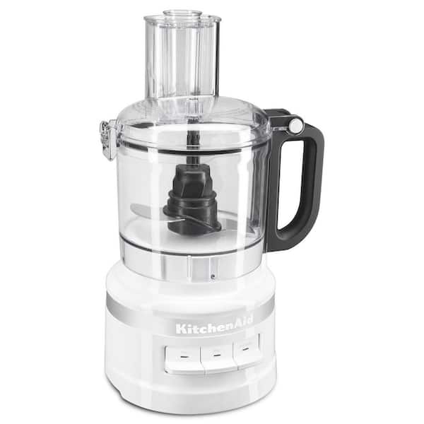 7-Cup 3-Speed Food Processor with Locking Lid in White