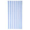 POOL TOWEL 30x60 WHITE W/BLUE PLUNGE STRIPE 12lb 100% COTTON 24/CS