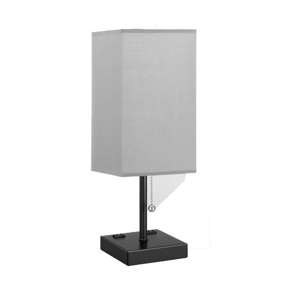 Upgraded 17.4 in. Black Dimmable Integrated LED Task and Reading Lamp with 