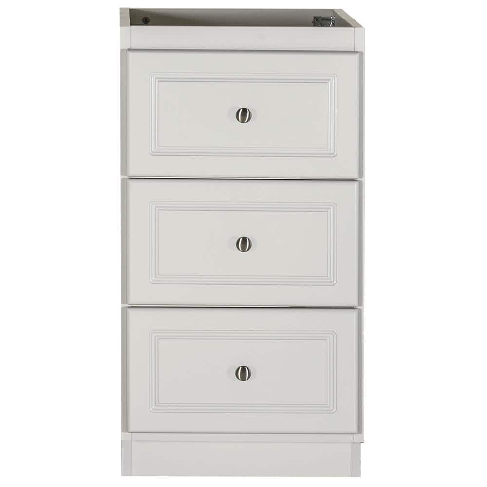 Ultraline 18 in. W x 21 in. D x 34.5 in. H Bath Vanity Cabinet without Top in Dewy Morning