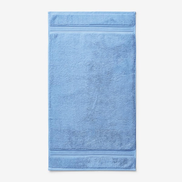 Company Cotton Blue Water Solid Turkish Cotton Bath Mat