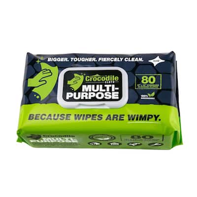 All-Purpose Cleaner Pre-Moistened Heavy-Duty Wet Cloths/Cleaning Wipes (80 per Pack)