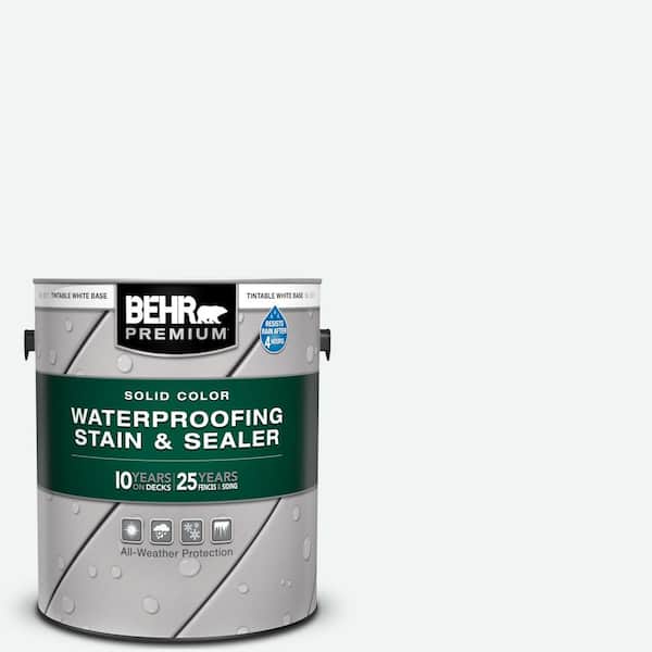 BEHR PREMIUM 1 gal. BLW09 Bakery Box Solid Color Waterproofing