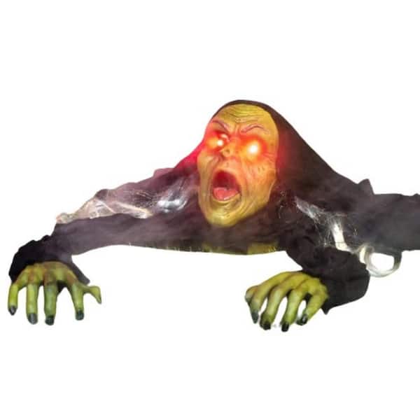 21 in. H Battery Operated Halloween Zombie Groundbreaker with Sound and Flashing Eyes