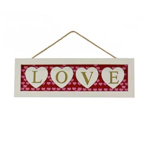 16 in. Height Valentine's LOVE Wall Sign