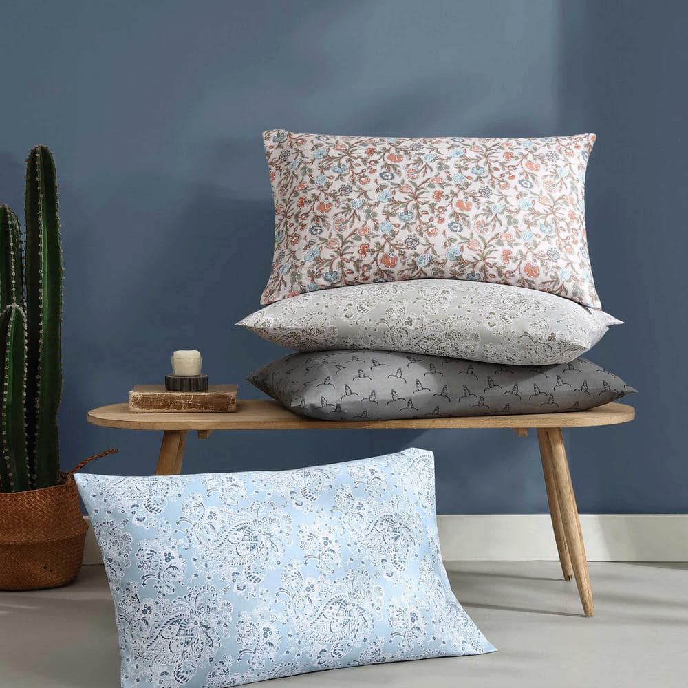 Prairieland Paisley Blue King Microfiber Sheet Set