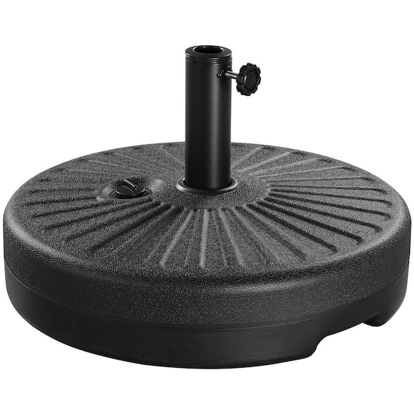 Yaheetech 20 in. Patio Umbrella Base Stand Black DYtrdc0001 - The Home ...