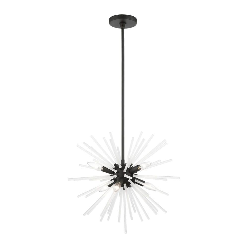 Wickford-6 Light Black Pendant Chandelier price history on PriceWatchPro