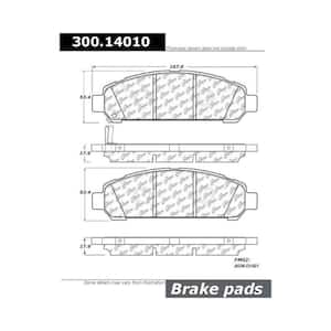 Disc Brake Pad Set 2009-2015 Toyota Venza 2.7L 3.5L