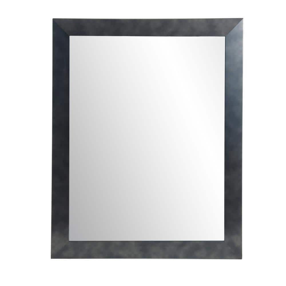 BrandtWorks Large Rectangle Black Modern Mirror (50 in. H x 32 in. W) BM025L2 The Home Depot