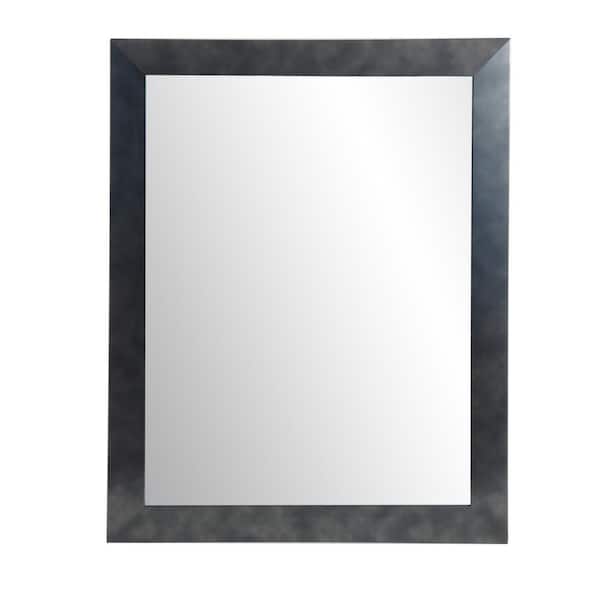 BrandtWorks Large Rectangle Black Modern Mirror (50 in. H x 32 in. W)