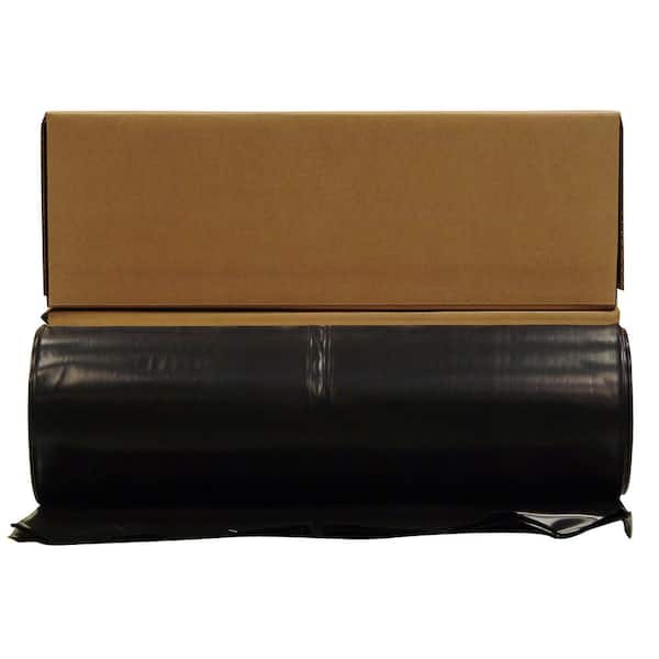 20 ft. x 100 ft. Black 10 Mil Plastic Sheeting (12-Rolls/Pallet)