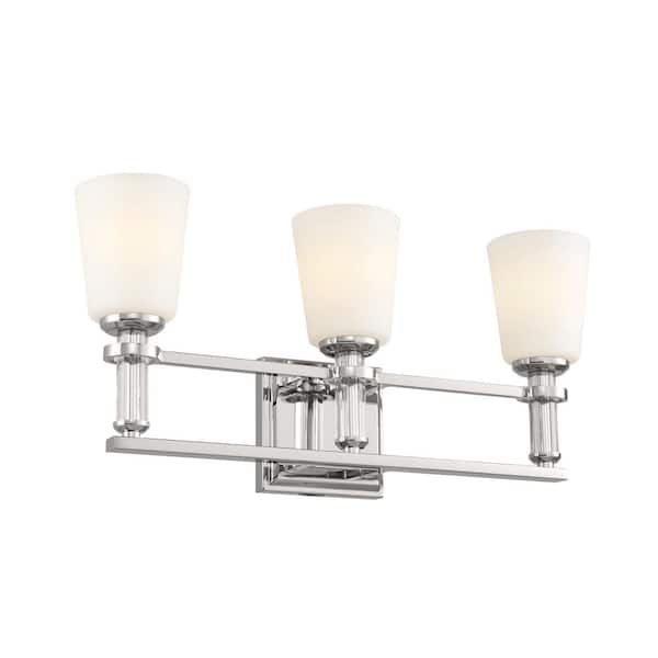 Kichler Rosalind 3-Light Polished Nickel Traditional Chandelier