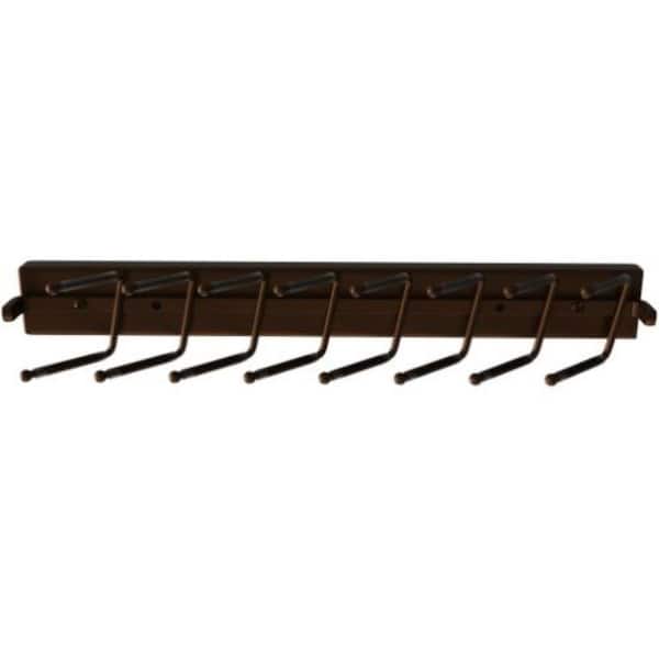 Rev-A-Shelf Gürtel- & Krawatten-Organizer – 35,6 Cm, Ausziehbar & Schwenkbar, 7 Haken, Satin Nickel