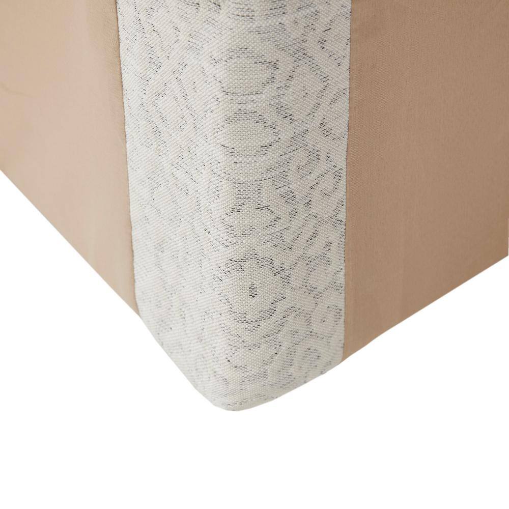 Black Fabric Swivel Glider Chair with Lumbar Pillow