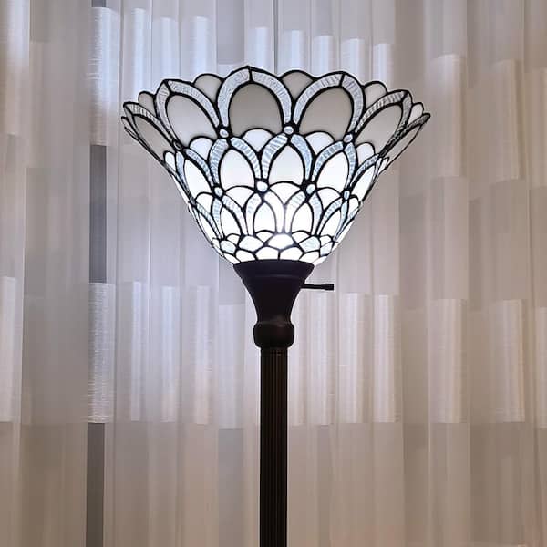 Amora Lighting 72 in. Tiffany Style Floor Lamp AM071FL14
