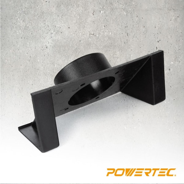 POWERTEC 2-1/2 ID in. x 6-1/2 in. Router Table Dust Port, Dust