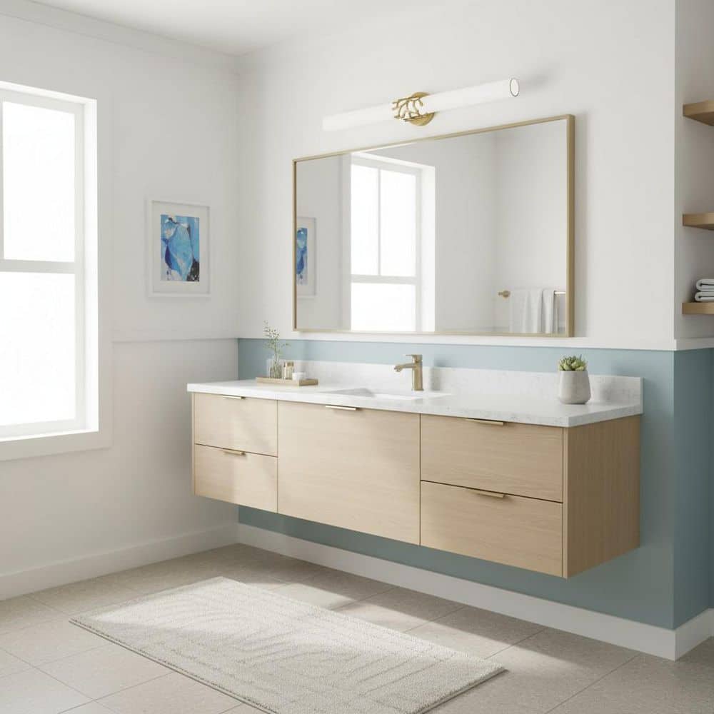 Lyra 53.00-Watt Integrated Led Lacquered Brass Integrated Led Bath Light price history on PriceWatchPro