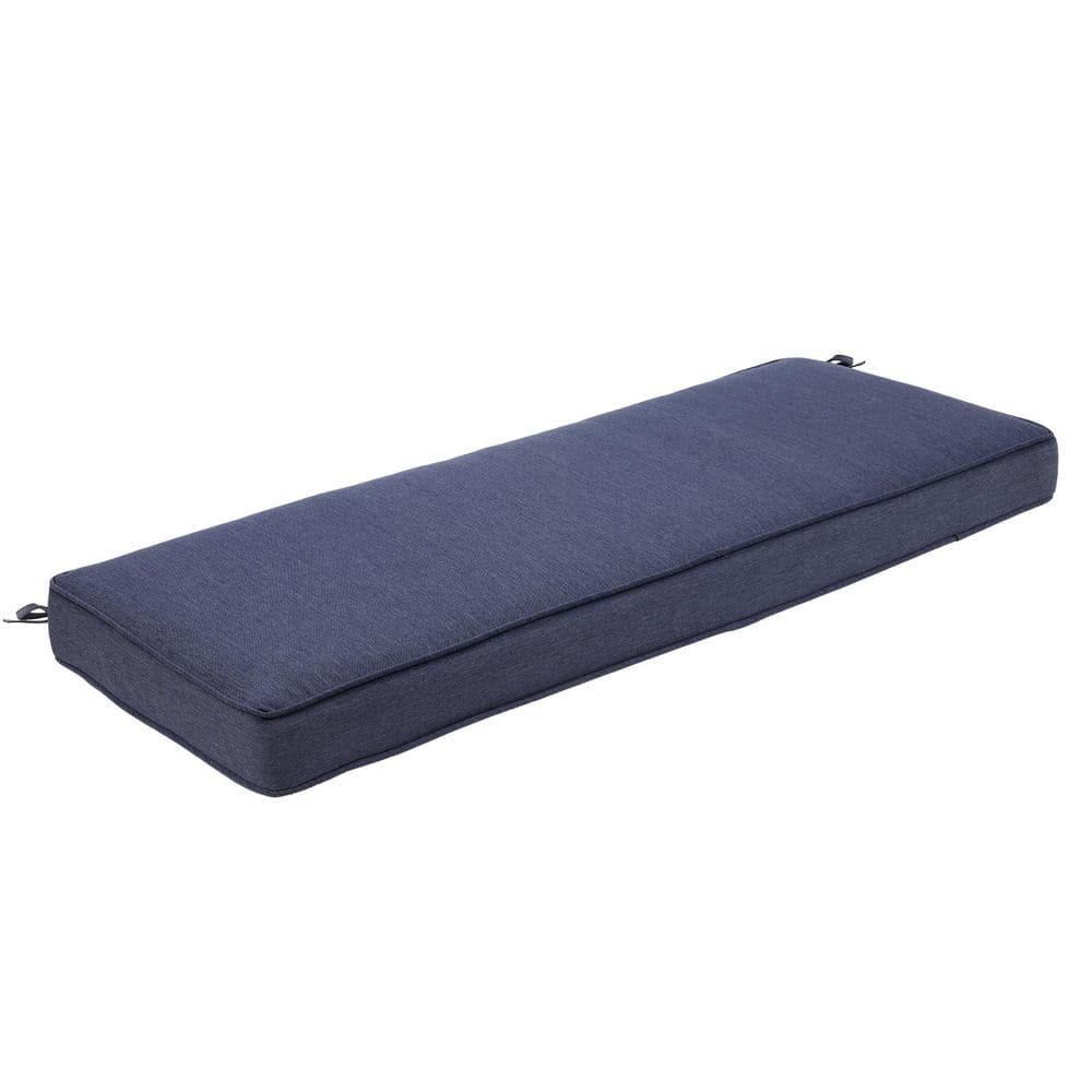 46.5 in. x 17.7 in. x 3 in. Outdoor Bench Cushion Seat Pads with Removable Cover in Dark Blue price history on PriceWatchPro