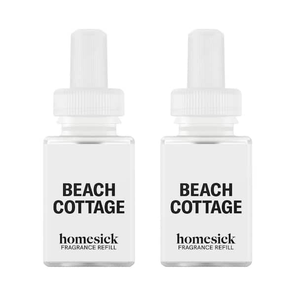 Pura Beach Cottage by Homesick x Pura - Fragrance Refill for Smart Fragrance Diffusers - (2-Pack)