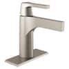 Delta Zura Single Hole Single-Handle Bathroom Faucet with Metal Drain ...