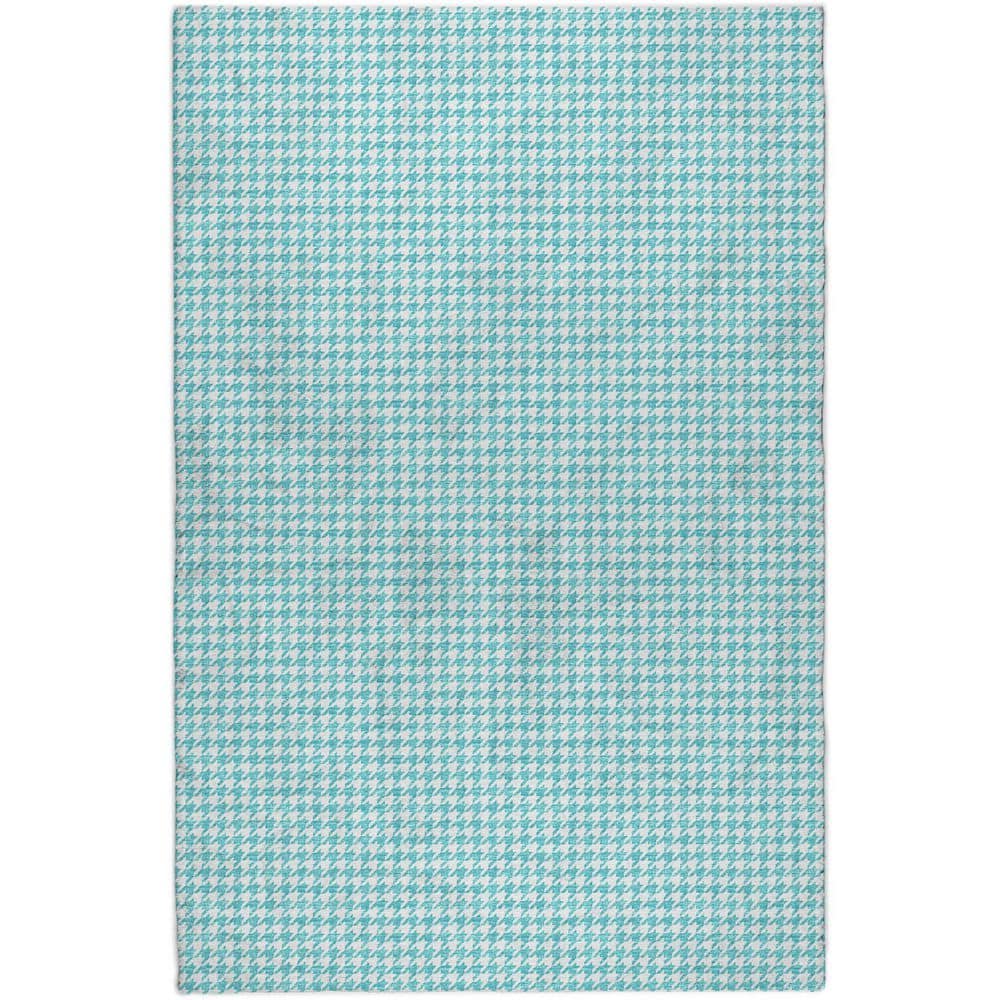 Dream Shag Premium Machine Washable Abstract ADS137 Aqua 3 ft. x 5 ft. Area Rug price history on PriceWatchPro