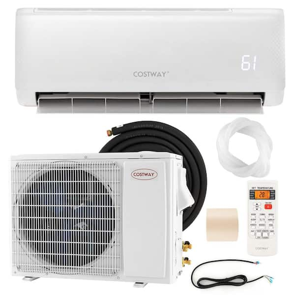 Costway 21 SEER2 23,000 BTU 2 Ton Ductless Mini Split Air Conditioner ...