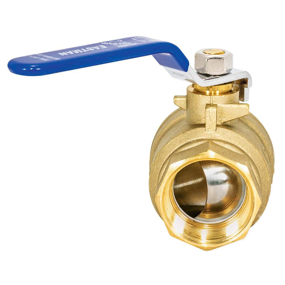 Heavy-Duty Brass 1-1/2 Inch Full Port Ball Valve