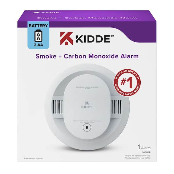 Battery Powered Smoke and Carbon Monoxide Detector with LED Warning Lights 21031502
