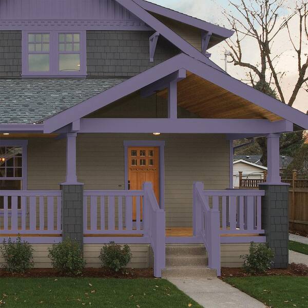 Glidden Essentials 5 gal. PPG1174-6 Purple Rain Semi-Gloss