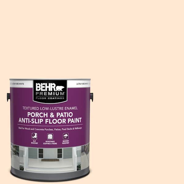 BEHR PREMIUM 1 gal. #P210-1 Sour Candy Textured Low-Lustre Enamel Interior/Exterior Porch and Patio Anti-Slip Floor Paint