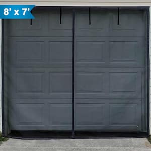8 ft. x 7 ft. One Car Roll-Up Garage Door Screen with Magnetic Closure