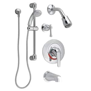 Commercial 36 in. Shower System with Hand Shower and Colony Soft Valve Only Trim 1.5 gpm in Chrome (Valve Included)