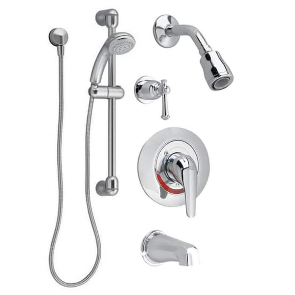 American Standard Commercial 36 in. Shower System with Hand Shower and Colony Soft Valve Only Trim 1.5 gpm in Chrome (Valve Included)