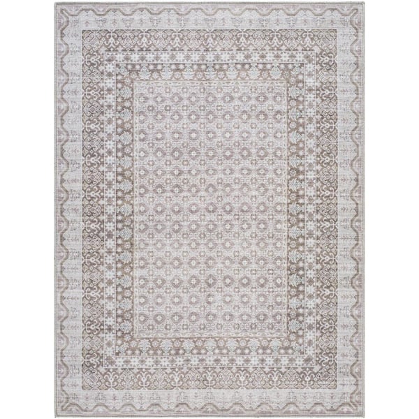 Livabliss x Our PNW Home Rainier Tan 2 ft. x 3 ft. Cottage Indoor Area Rug