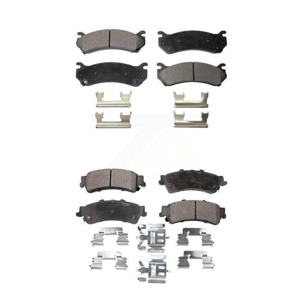 TEC Front Rear Ceramic Brake Pad Kit For Chevrolet Silverado 1500 GMC Sierra Classic Suburban KTC-100392