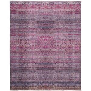 2' x 3' ft. Pink and Purple Floral Area Rug