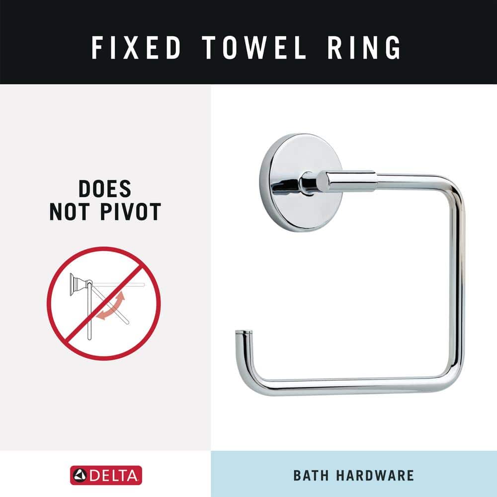 Lyndall Polished Chrome 3-Piece Bathroom Hardware Set