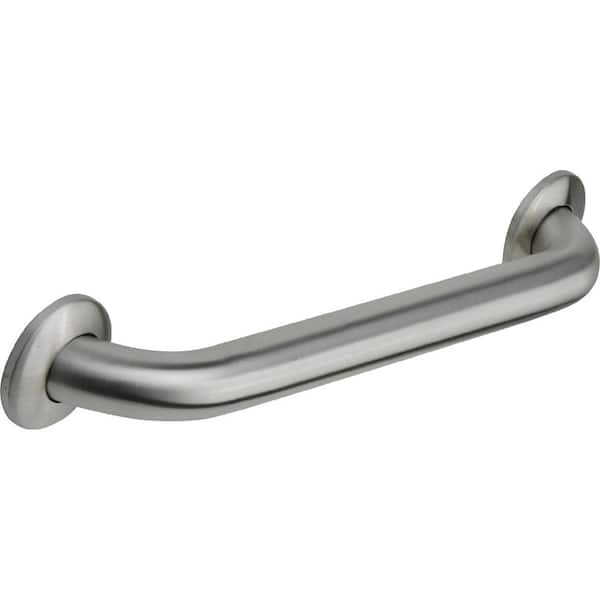 Delta 24 in. x 1-1/2 in. Concealed Screw Grab Bar in Peened and Bright Stainless