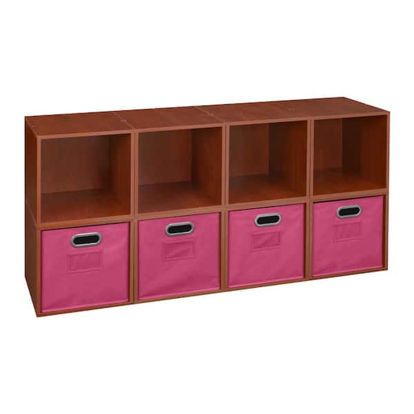 Niche 26 in. H x 52 in. W x 13 in. D Wood 8- Cube Organizer