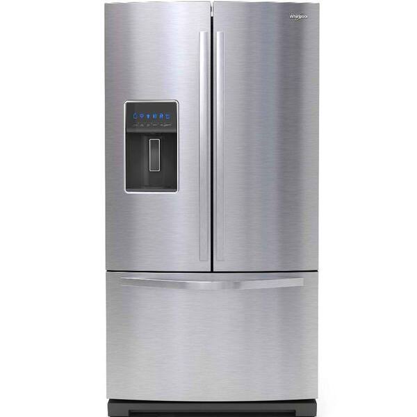 Whirlpool Gold 26.8 cu. ft. French Door Refrigerator in Monochromatic Stainless Steel