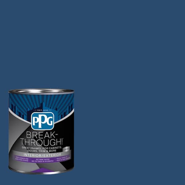 1 qt. PPG1160-7 Blue Tang Semi-Gloss Door, Trim & Cabinet Paint
