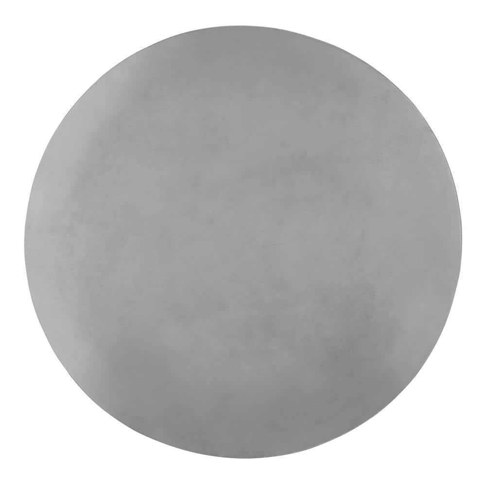 Delfia Dark Gray Concrete Round Coffee Table
